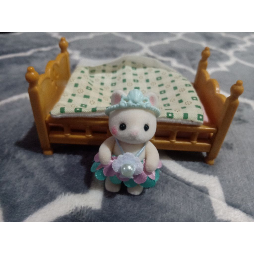 sylvanian silk cat mermaid sylvanian families