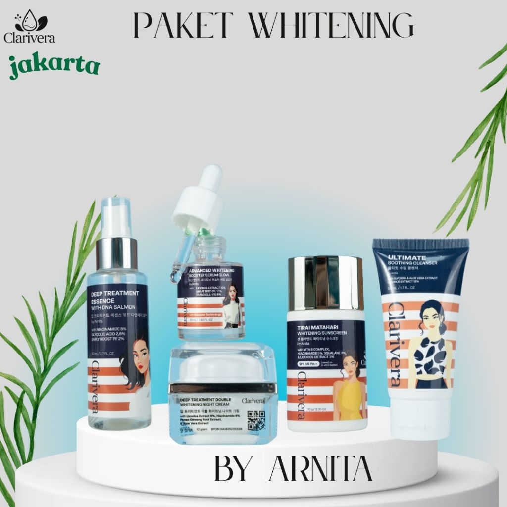 PO HKUSUS YG SABAR  (  PAKET WHITENING )CLARIVERA