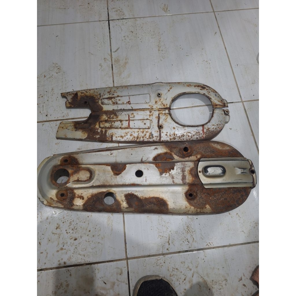 katengkas tutup rante cover rante suzuki rc80 rc 80 rc100 old tua original seken
