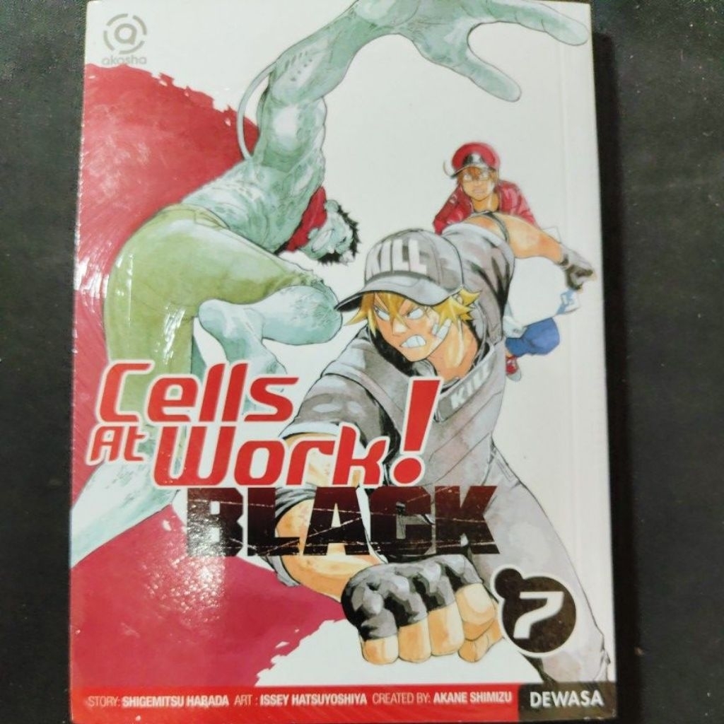 Komik Cells at Work black 7 (segel)