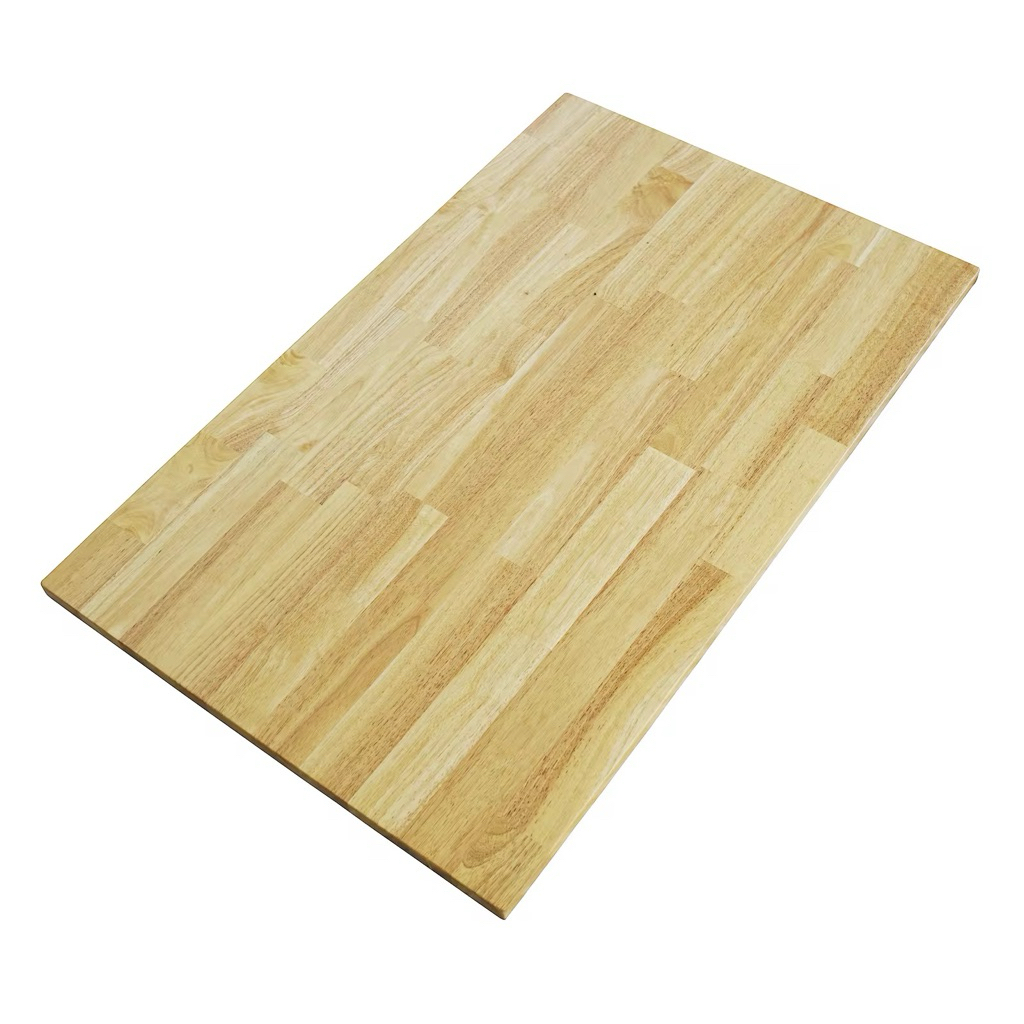 Top Table Meja Kerja Kayu Solid FJL Rubberwood 3x60x120 cm Halus rata