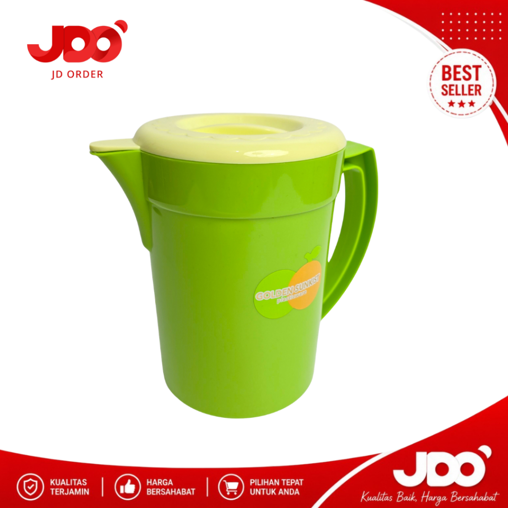 Teko Eskan Plastik Kecil 1 L Golden Sunkist KAT-3008 Kicthenware
