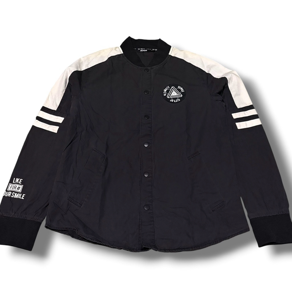 HENUS Streetwear Jacket Rare Black Preloved