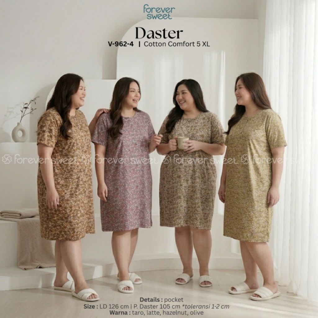 FOREVER SWEET baju tidur daster jumbo 5XL