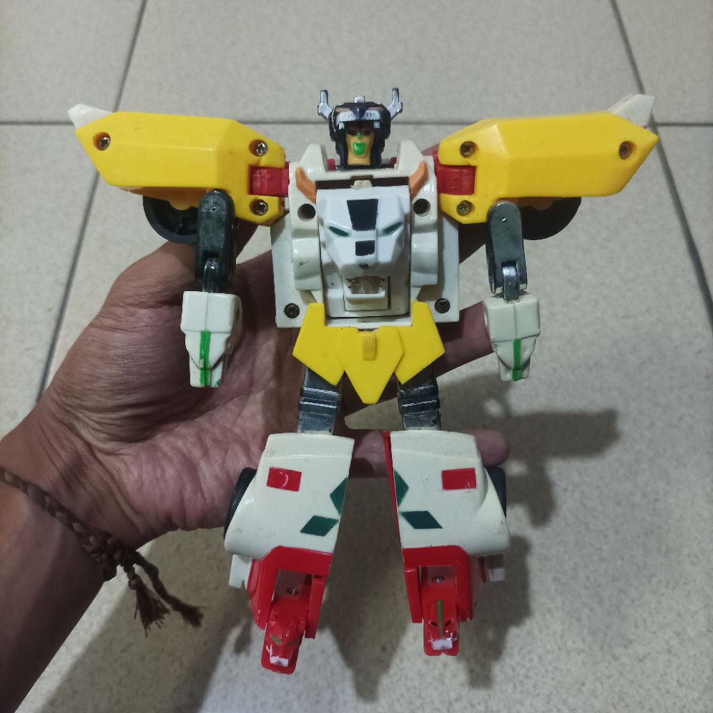 Vintage Robot Voltron Mainan Action Figure