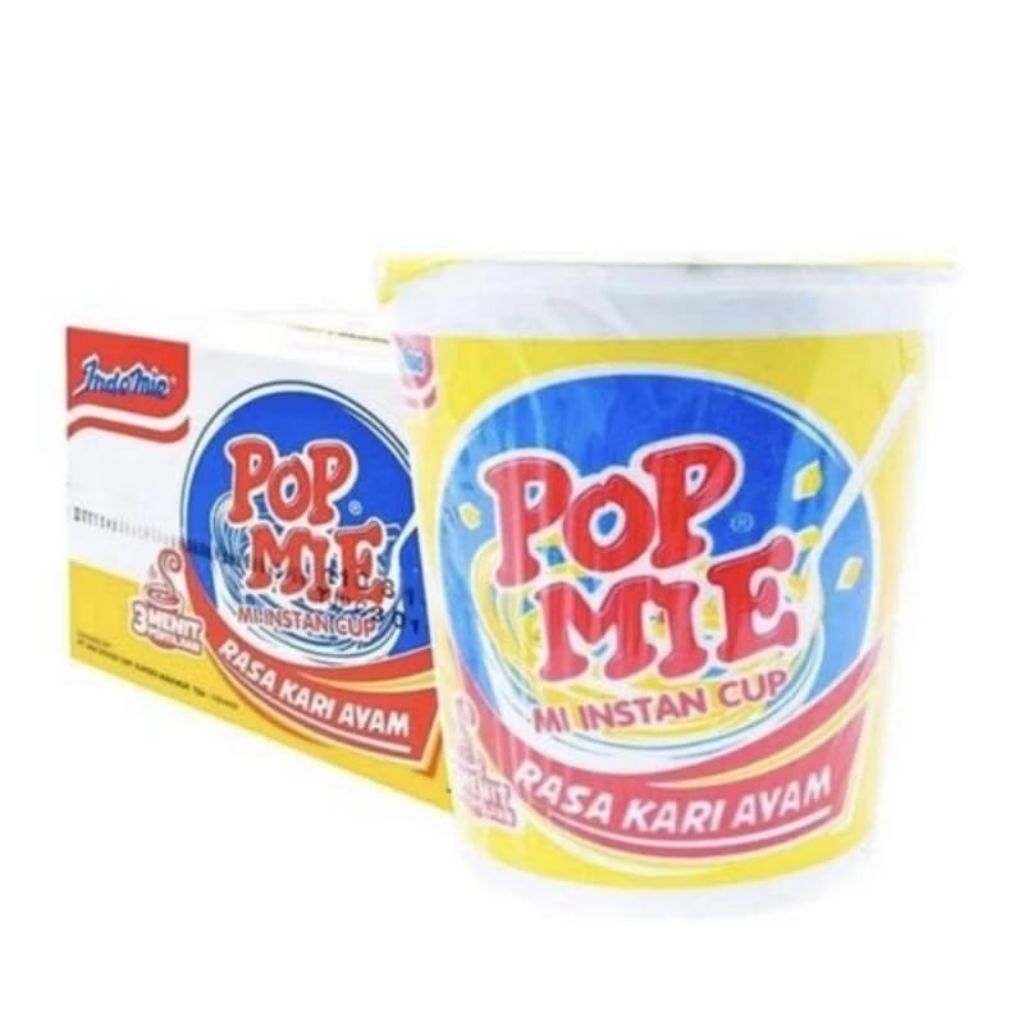 Pop Mie Kari Ayam 1 Dus Isi 24 Pcs