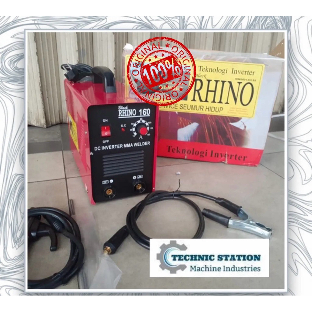 MESIN LAS 900wat 160a rhino / trafo las rhino 160mma
