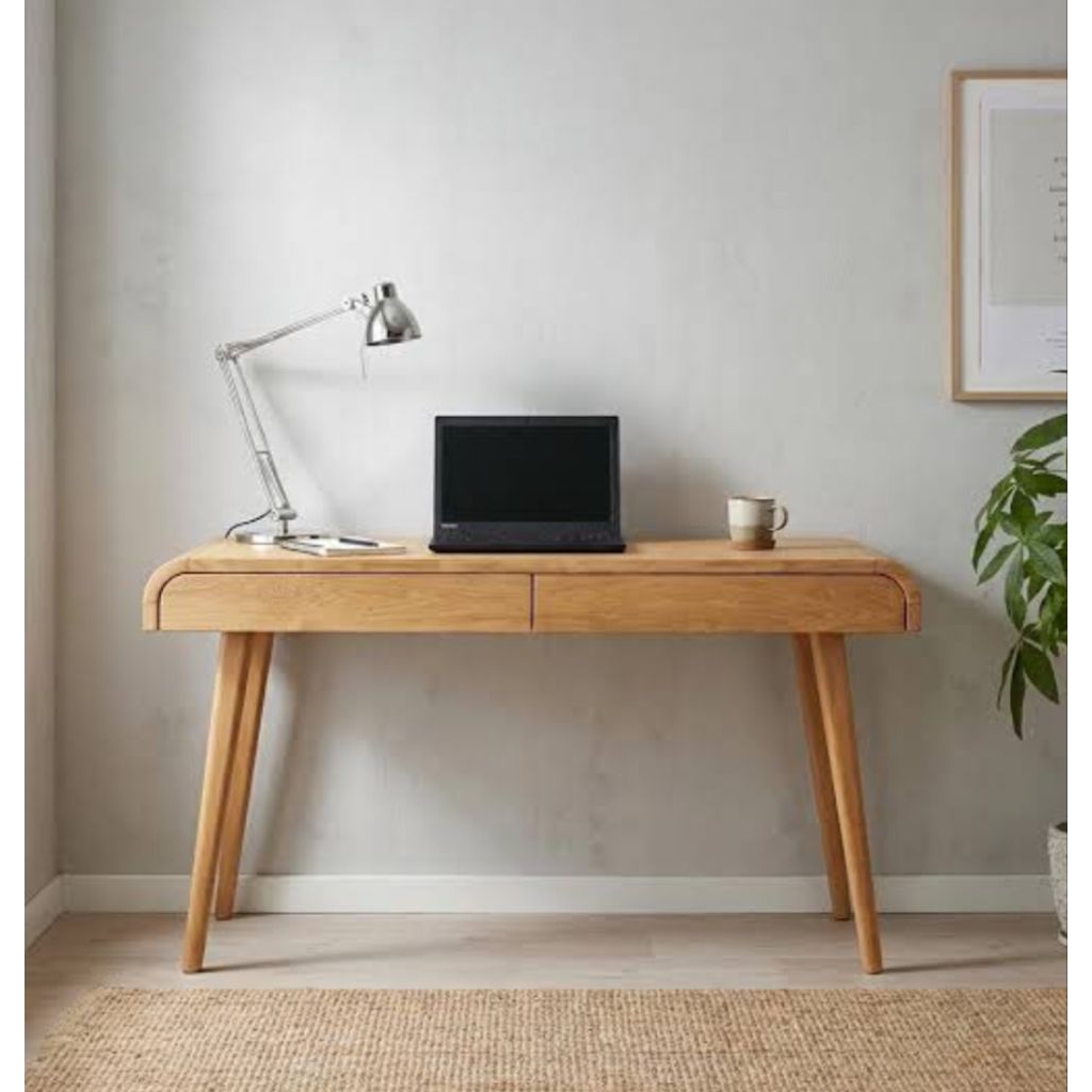 Meja Belajar Minimalis Kayu Jati Meja Laptop Meja Kerja Jati Solid