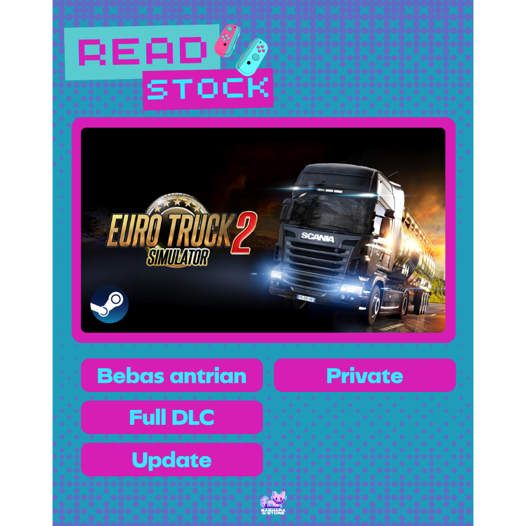 Euro Truck Simulator 2 Full DLC | Game PC | Original | Private (Buy 1 Get 1)