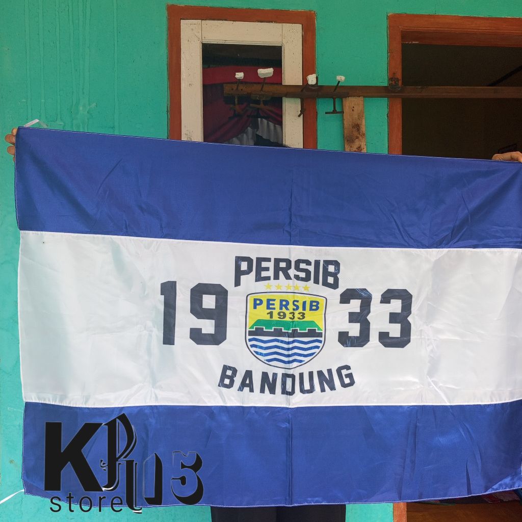 Bendera persib ukuran 120x80.bendera Persib besar bendera costum