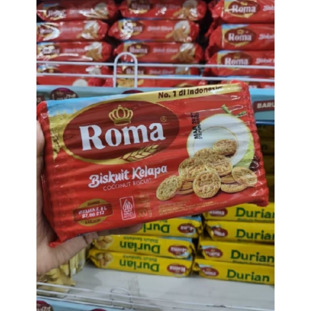 Biskuit Roma Kelapa 1 Dus isi 28 Pcs x 300gr