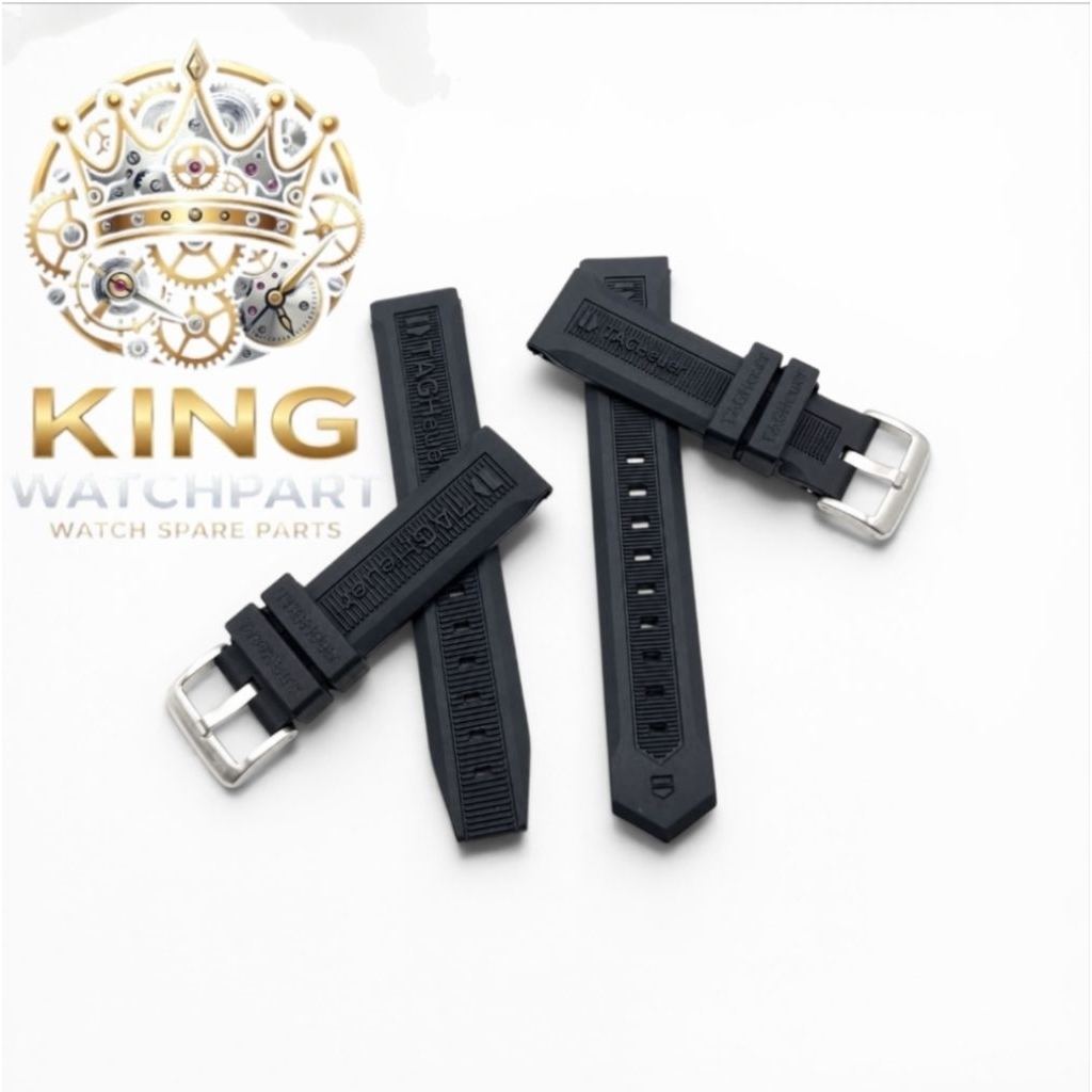 Strap Tali Rubber TAG Heuer formula1  Ukuran 20 mm dan 22mm