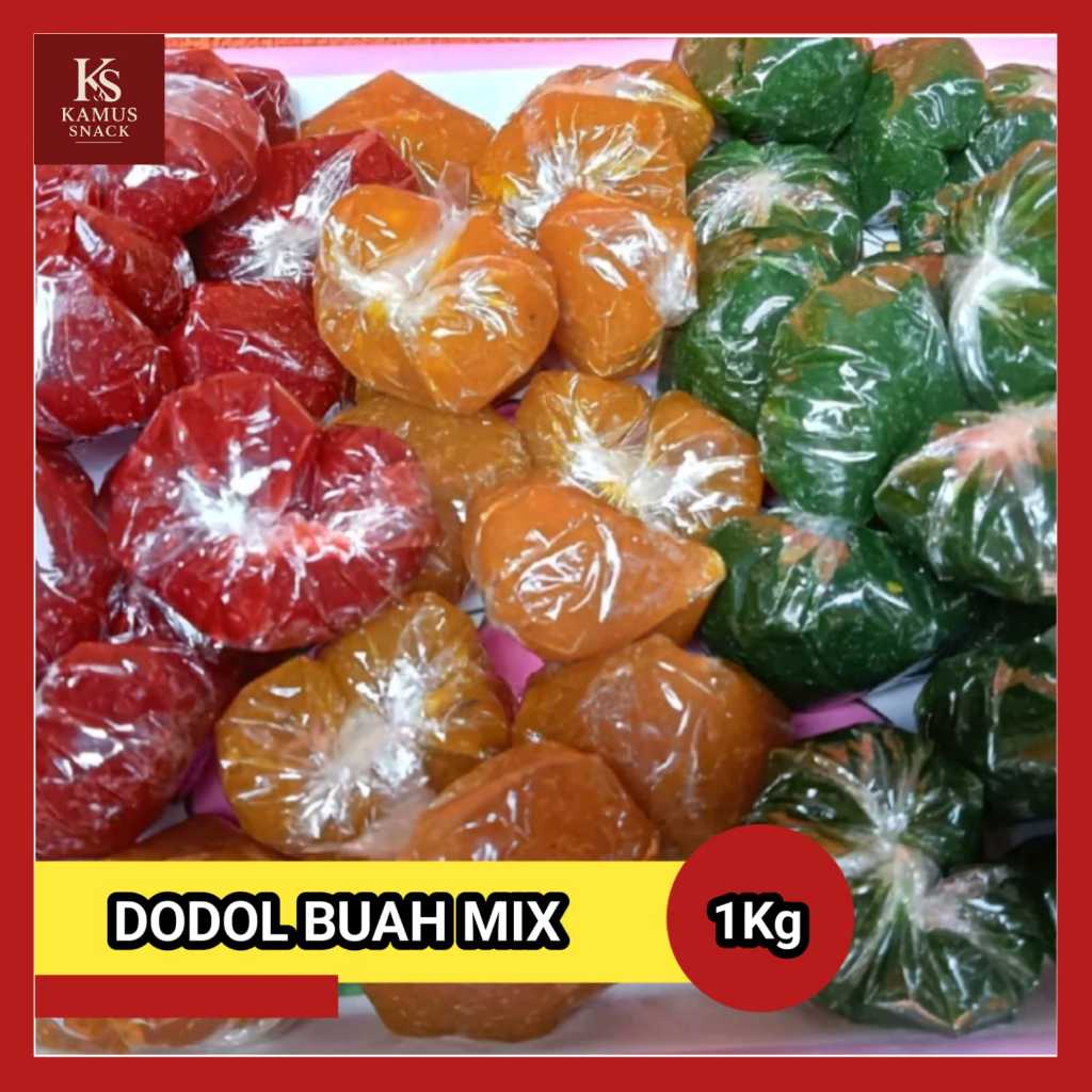 Dodol GArut | 1 Kg DODOL BUAH-BUAHAN (asem) Aneka Rasa Asli Khas  Garut