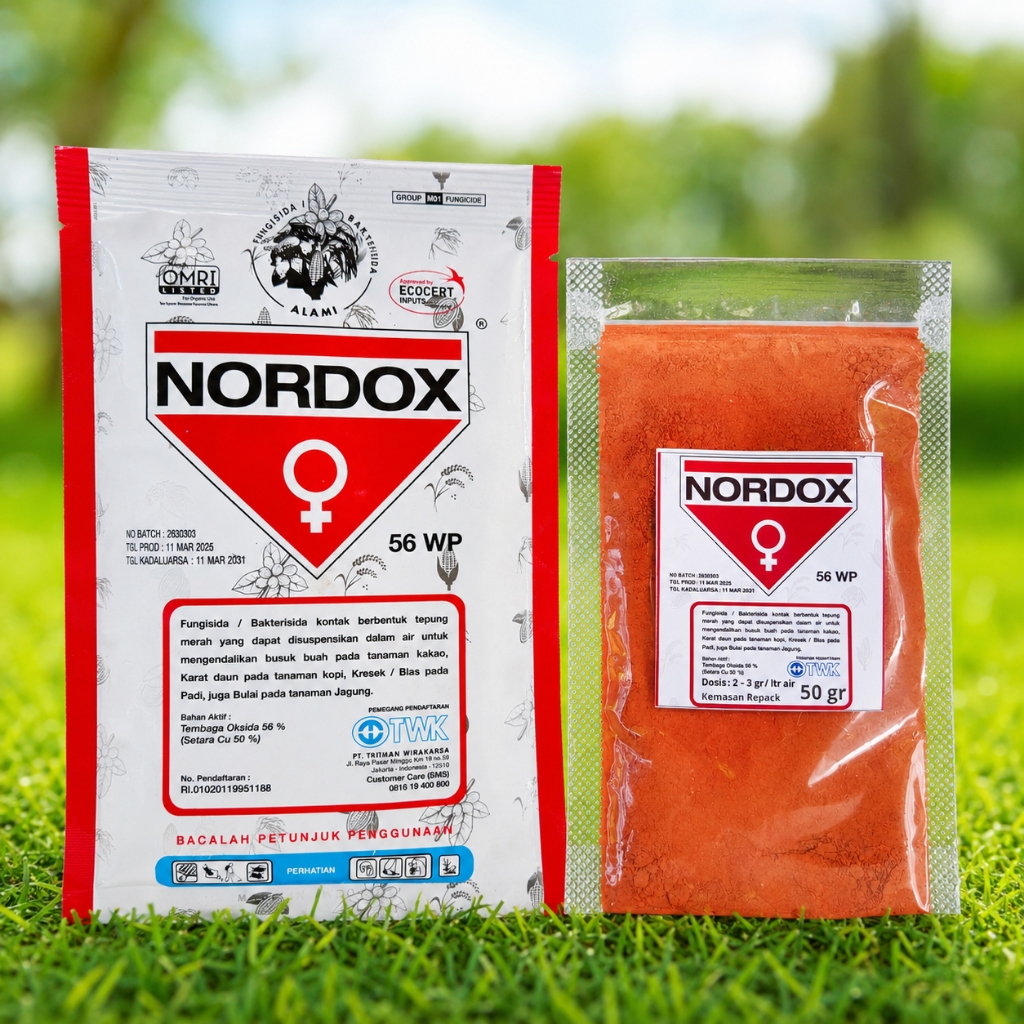 Fungisida NORDOX 56 WP 50gr 25gr - Bakterisida Tembaga Oksida