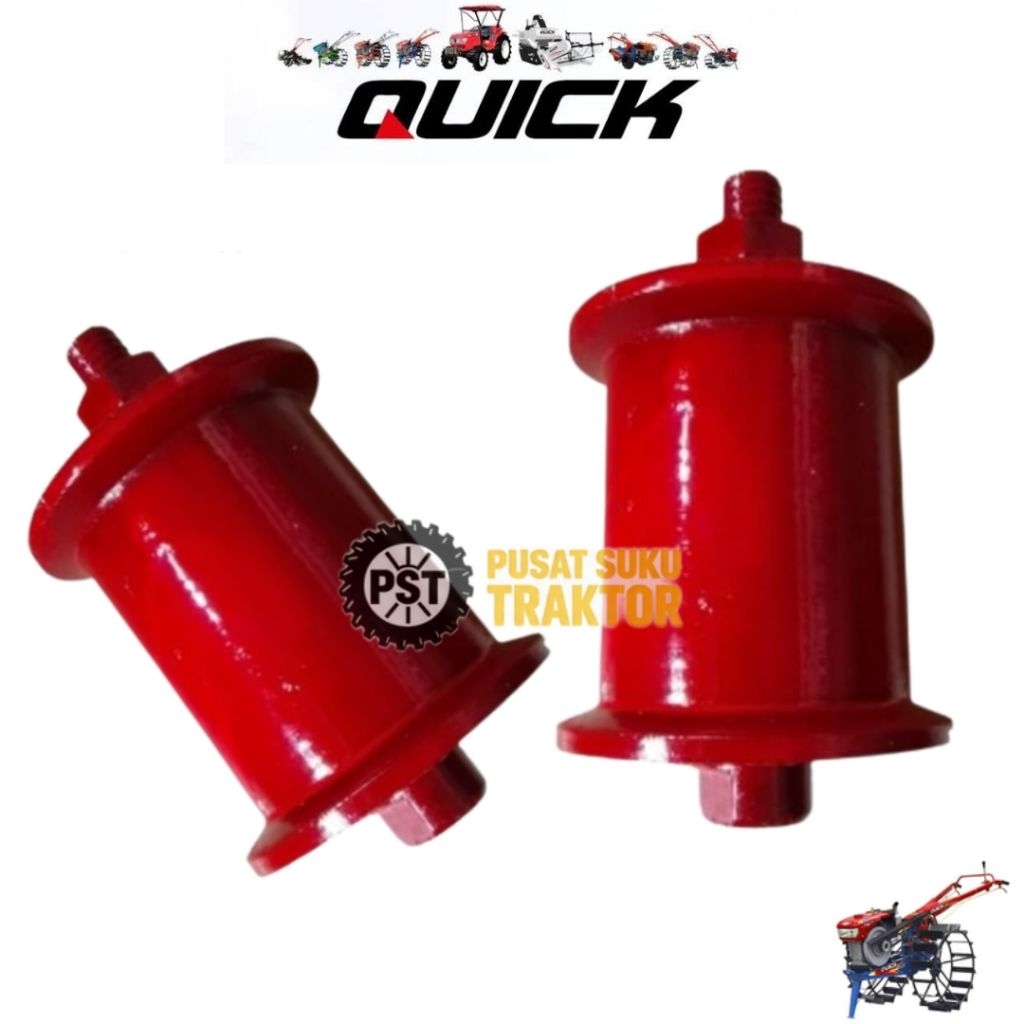 Komponen Traktor Puli Tension TL800 / Pulley Angkat Traktor Quick TL800 Puliy Tensioner Tl800 Berkua