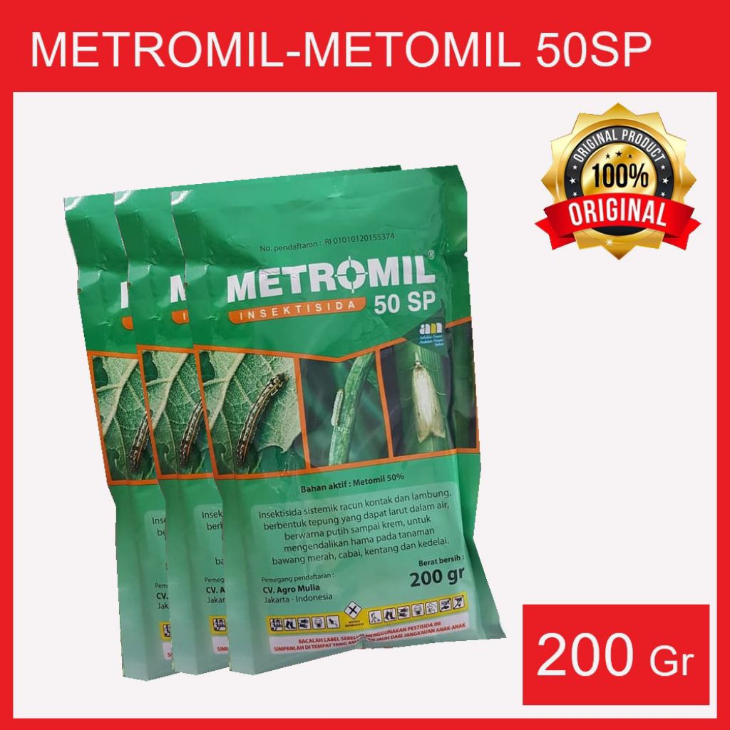 insektisida metromil 50sp 200gr original