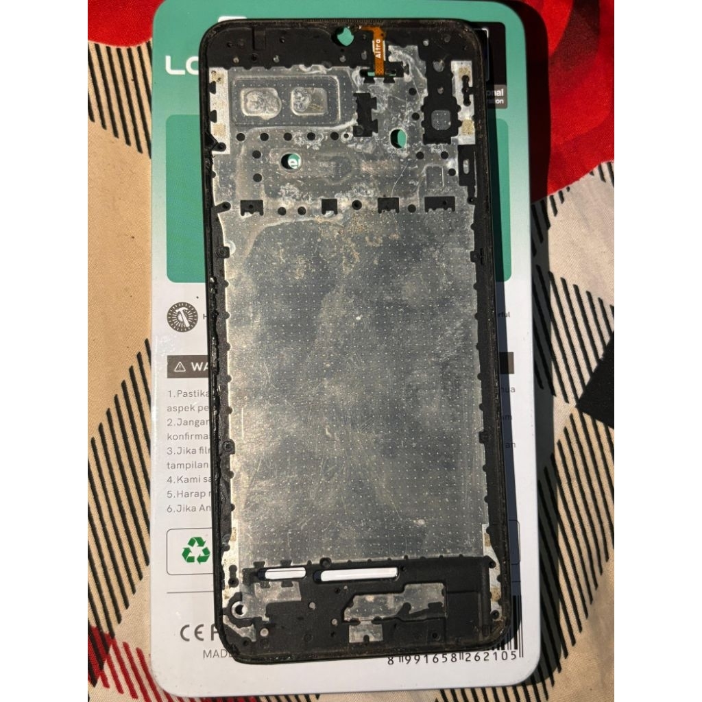 FRAME LCD TULANG TENGAH LCD SAMSUNG A04E ORIGINA COPOTAN MULUS GA ADA GOMPAL