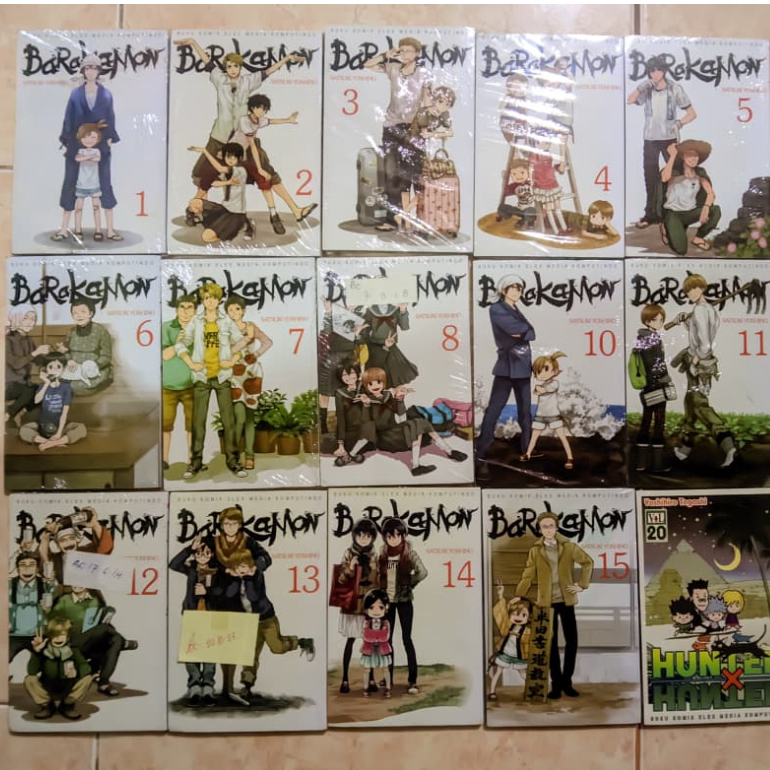 Komik Set Barakamon Vol 1-15(minus vol 9) Original Segel