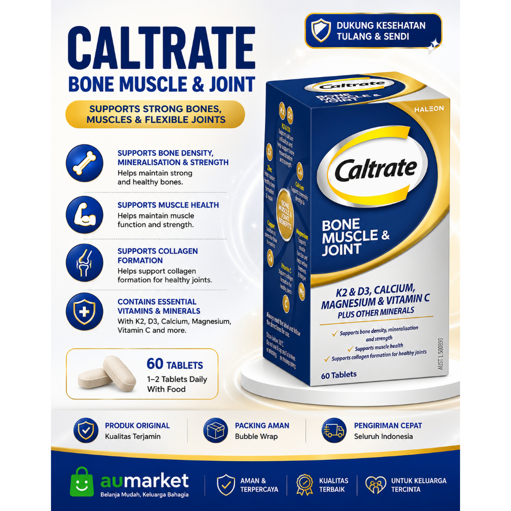 Caltrate Bone Muscle & Joint  60 Pack