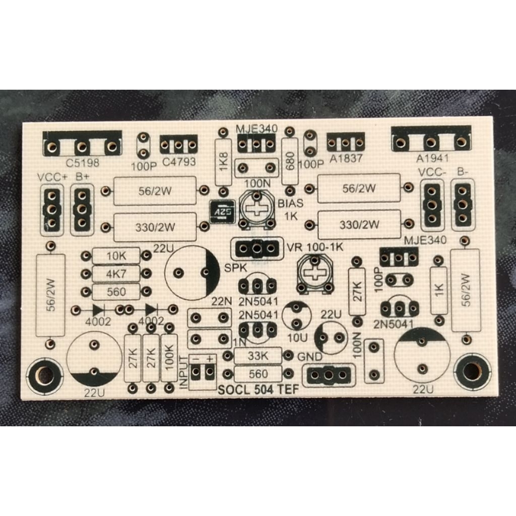 PCB SOCL 504 TEF Bias Servo CEM SH 714