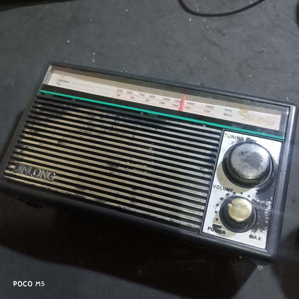 RADIO JADUL NATIONAL JINLONG  ORIGINAL VINTAGE KONDISI HIDUP NORMAL
