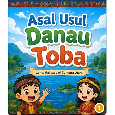 EBook Cerita Anak TK Judul Asal Usul Danau Toba