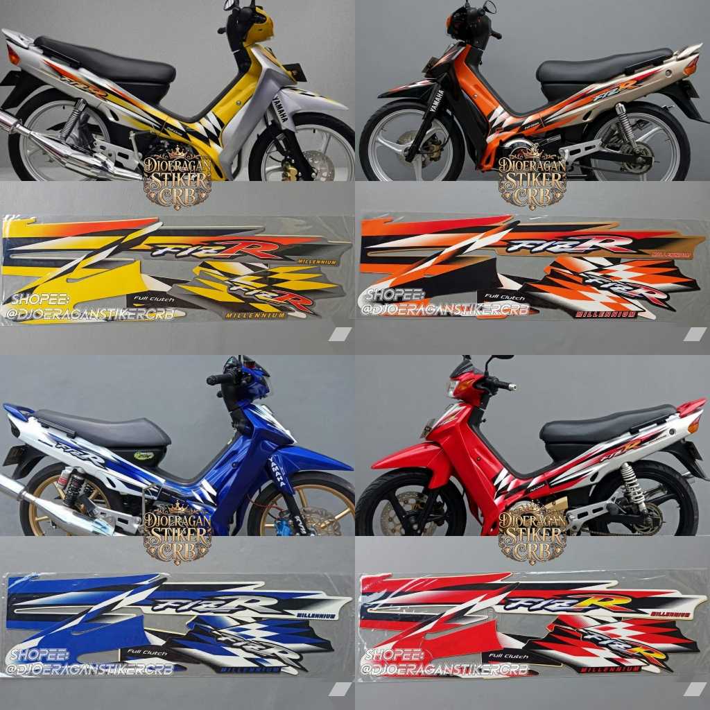Striping Yamaha Fizr F1zr Millennium Stiker Sticker Lis Motor F1zr Millenium