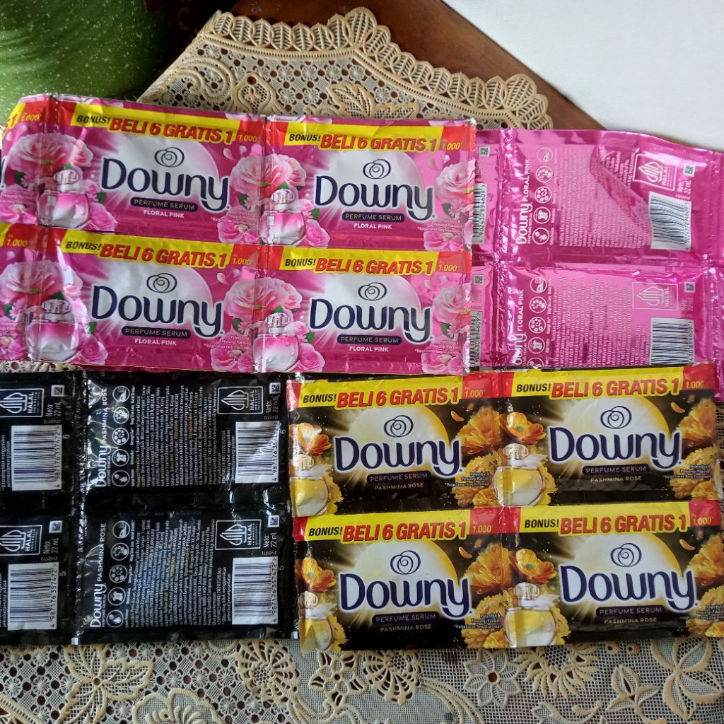 ( 14 sachet ) - DOWNY Pewangi Pakaian Kemasan 1000an
