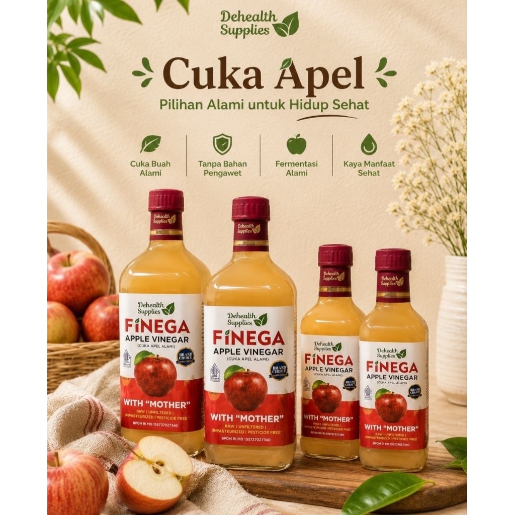 FINEGA CUKA APEL | CUKA APEL MURNI