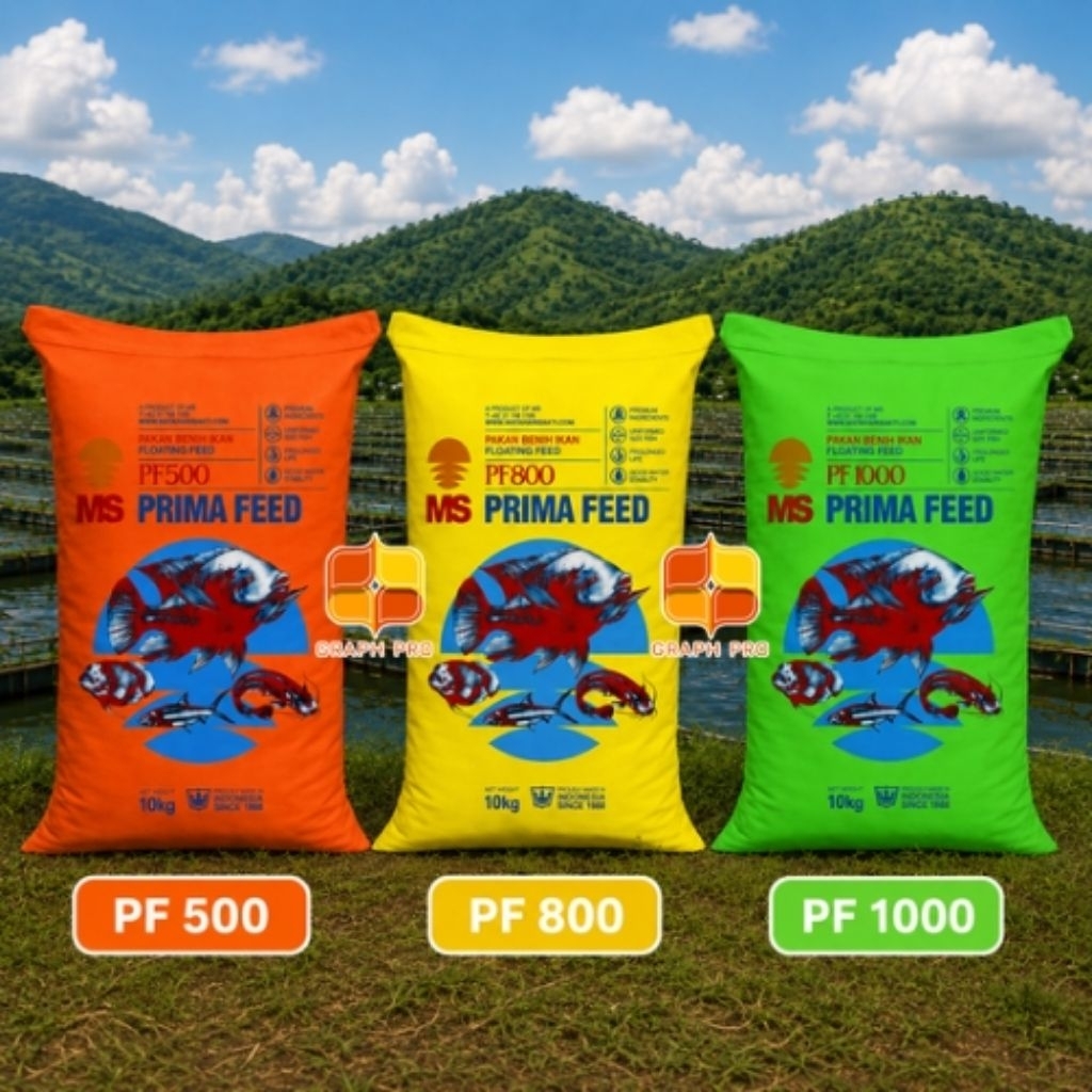 [10Kg] pelet ikan air tawar & udang PF0,PF100,PF200,PF500,PF800,PF1000 & PF128
