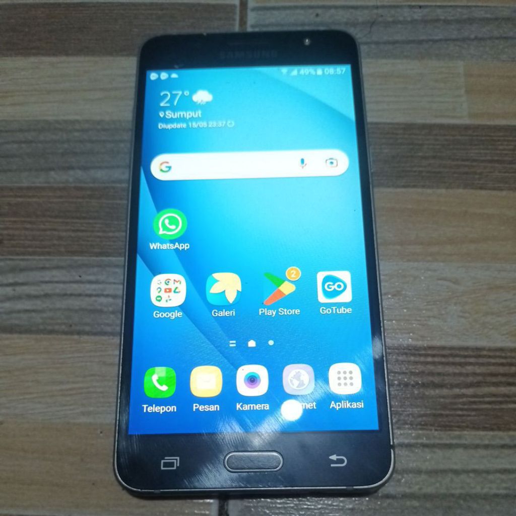 HP SAMSUNG GALAXI J5 2016 RAM 2/16 GB SECOND NORMAL (KET. BACA DISKRIPSI)