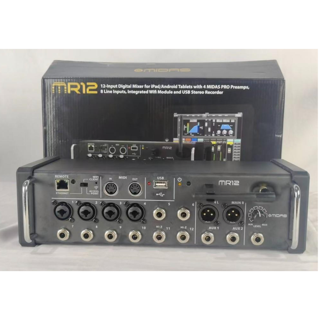 Digital Mixer Audio Midas MR12 / MR-12 // MR18 / MR-18 – China