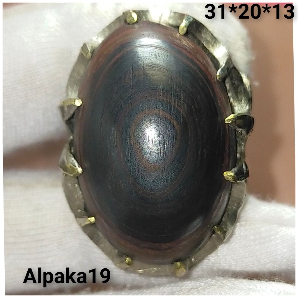 natural cincin batu akik puser bumi