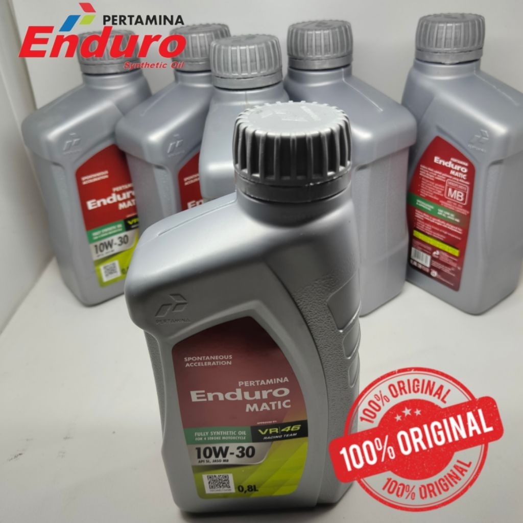 OLI MOTOR PERTAMINA ENDURO MATIC 1DUS(6BOTOL) 800ML