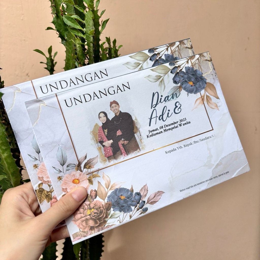 raff 94 - blangko undangan pernikahan - blanko undangan kosongan amplop