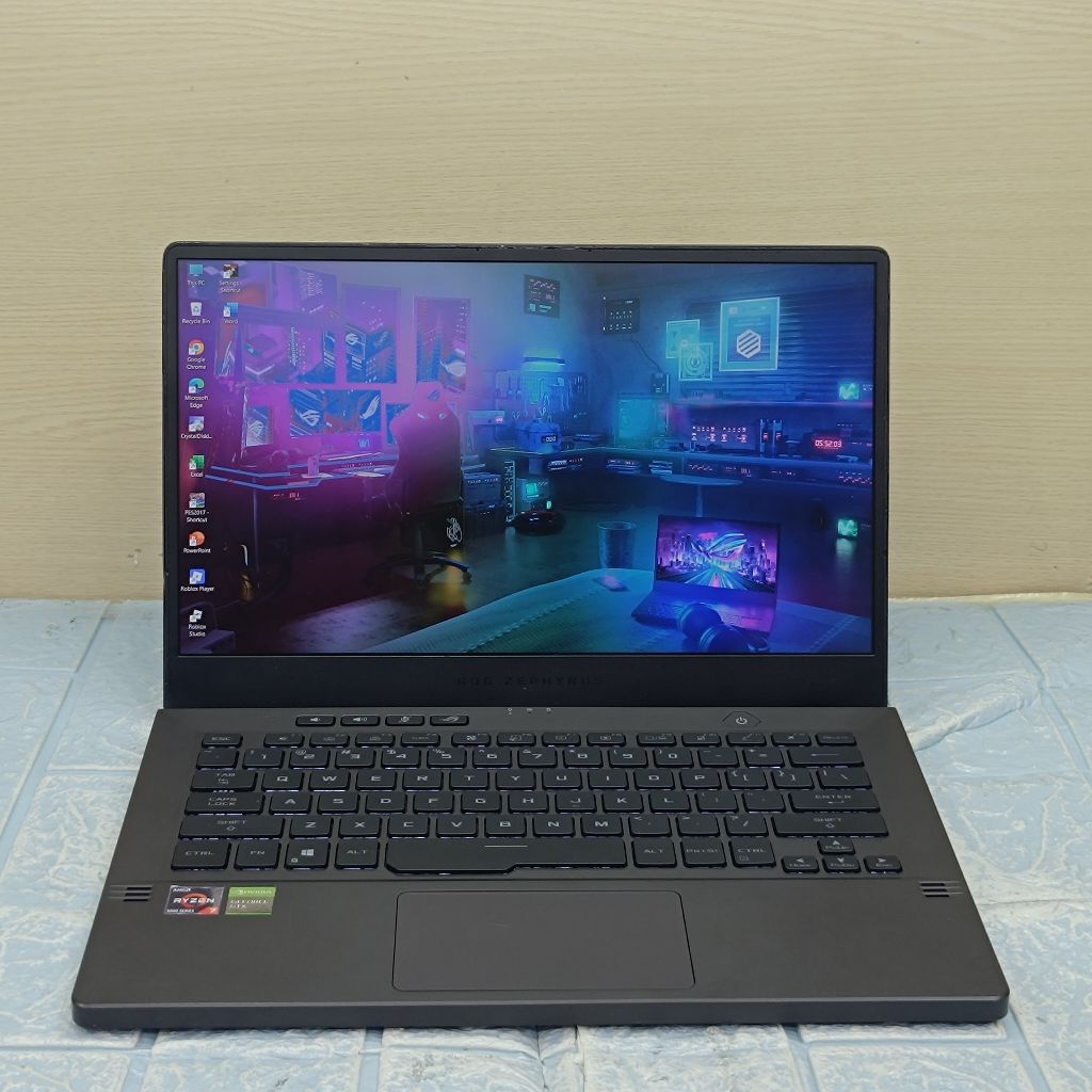 LAPTOP ASUS ROG ZEPHYRUS G14 GA401QH AMD RYZEN 7 5800HS RAM 16 GB SSD 512 GB GTX1650
