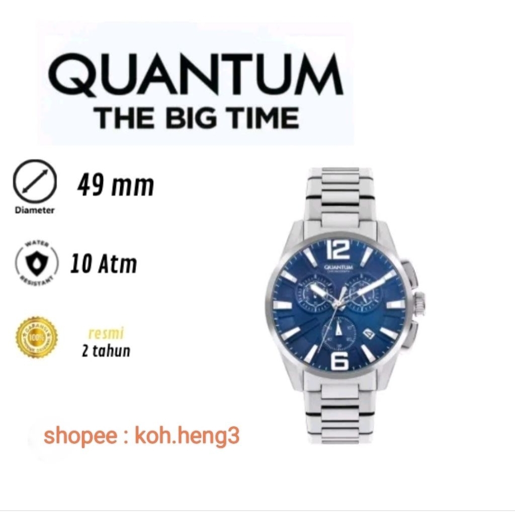 jam tangan pria brand quantum