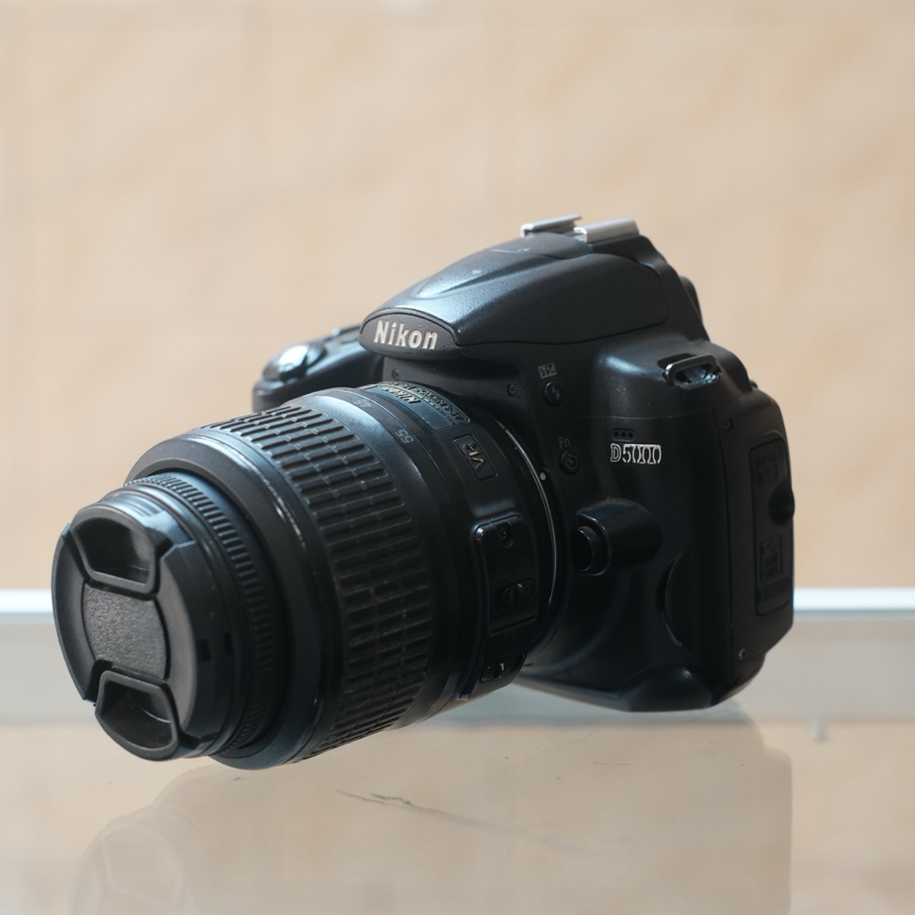 kamera DSLR nikon d5000 kit 18-55mm second