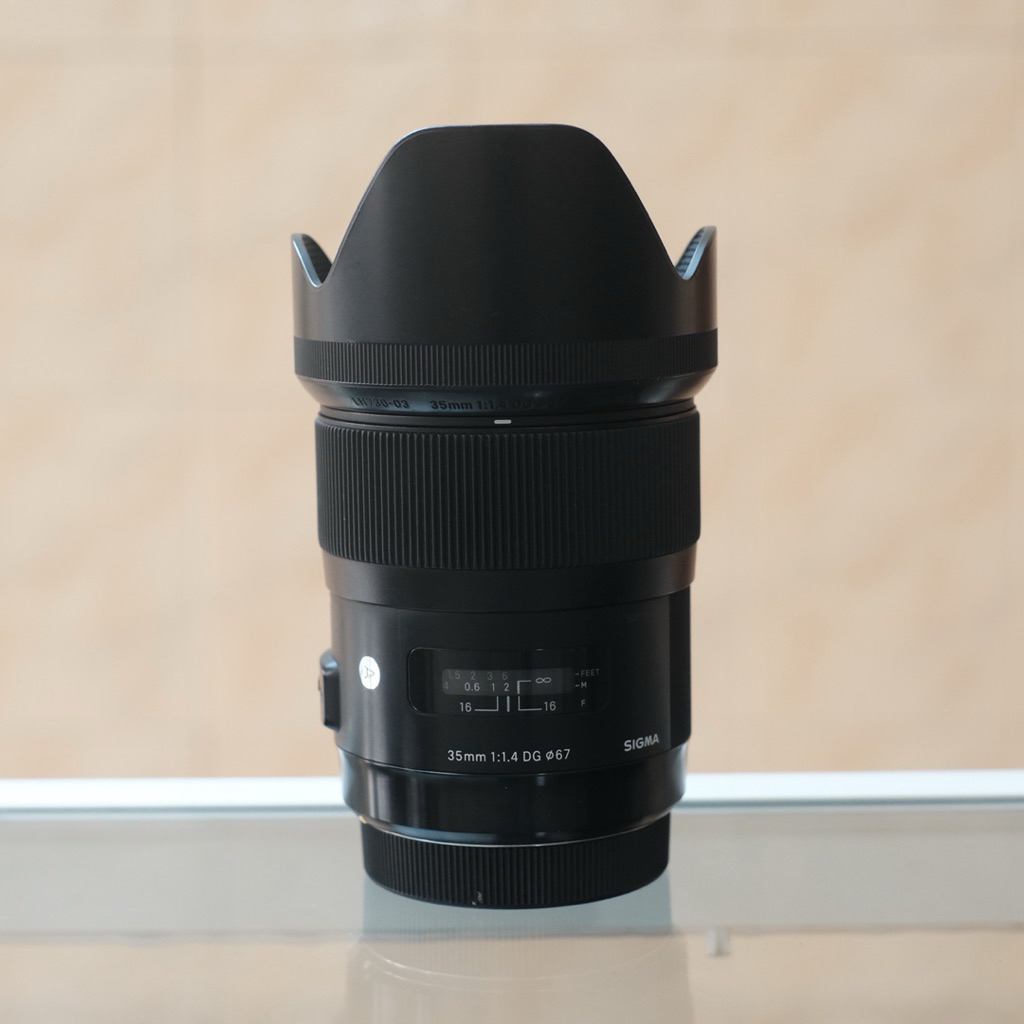 lensa kamera DSLR sigma 35mm f1.4 art for canon