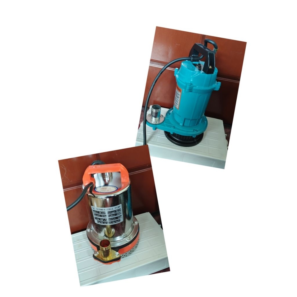 Pompa Celup Air Kotor DC 12V AC 220V Pompa Kolam lkan Banjir Submersible Pump