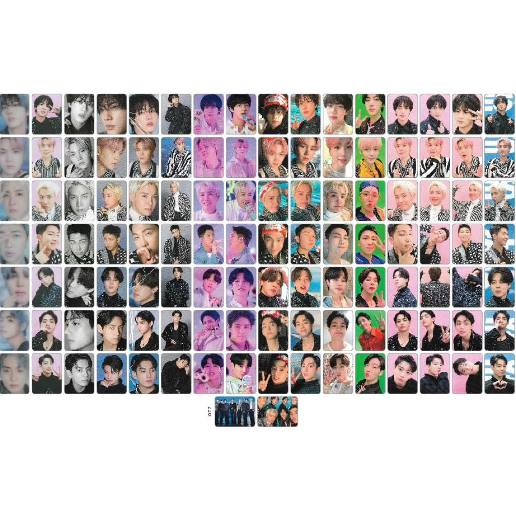 photocard pc bts dicon 102 v taehyung jungkook jimin seokjin