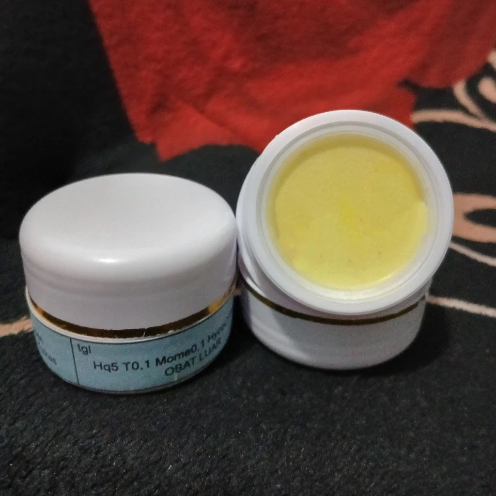 Cream Penghilang Flek Hitam Krim Pemutih Mome Hyco 10g