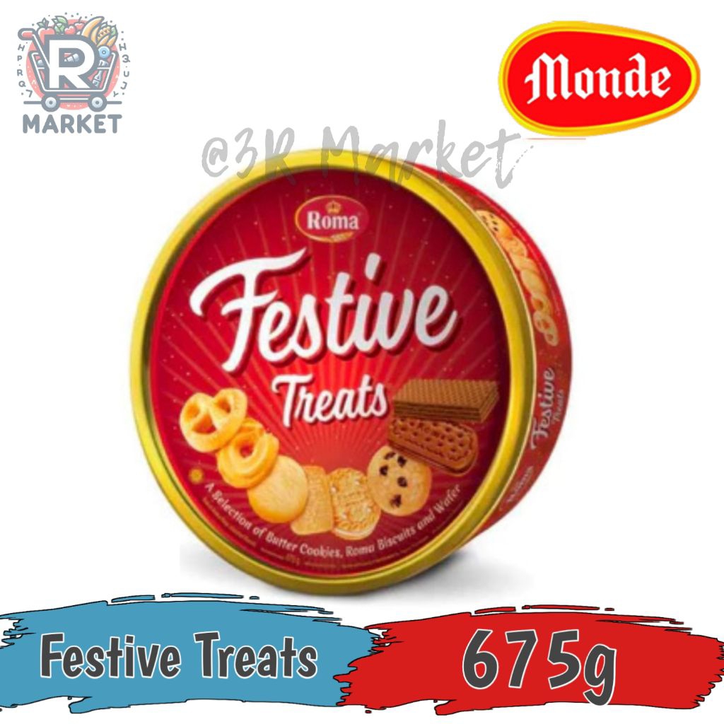 Roma Festive Treats Tin / Biskuit Festive Treats Roma