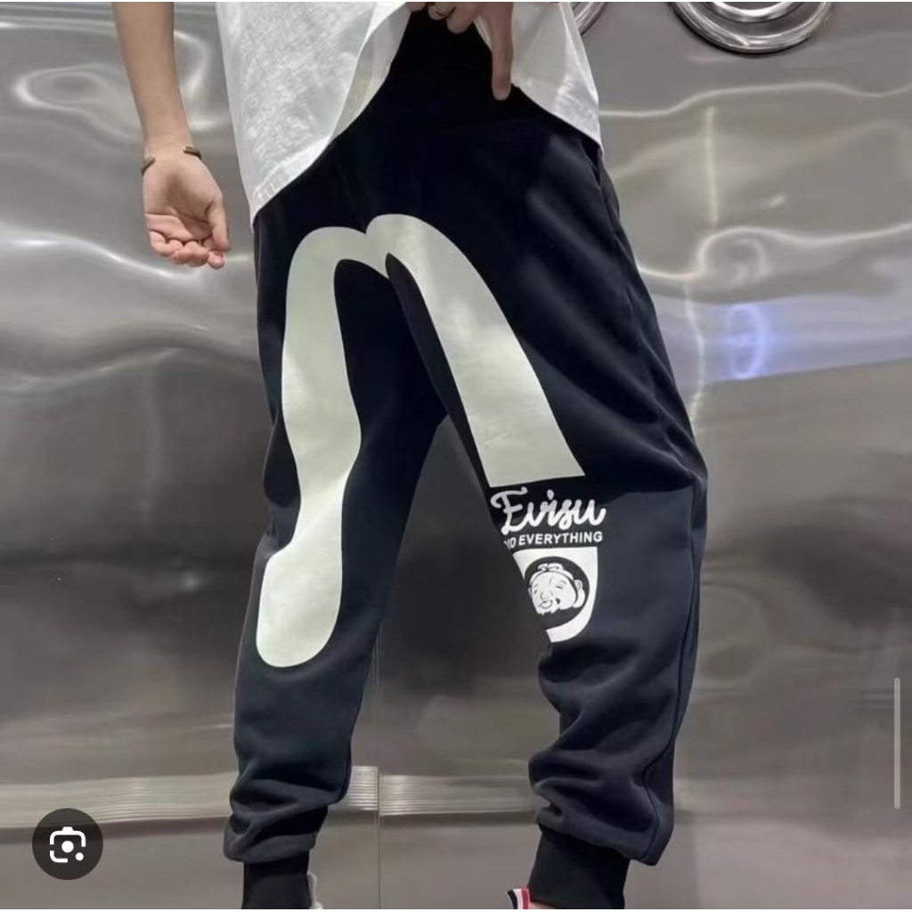 Celana Joger Evisu Big Logo