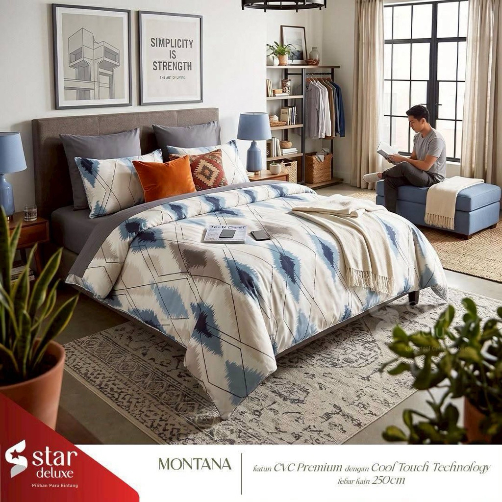 sprei katun CVC star collection montana (ajwa)