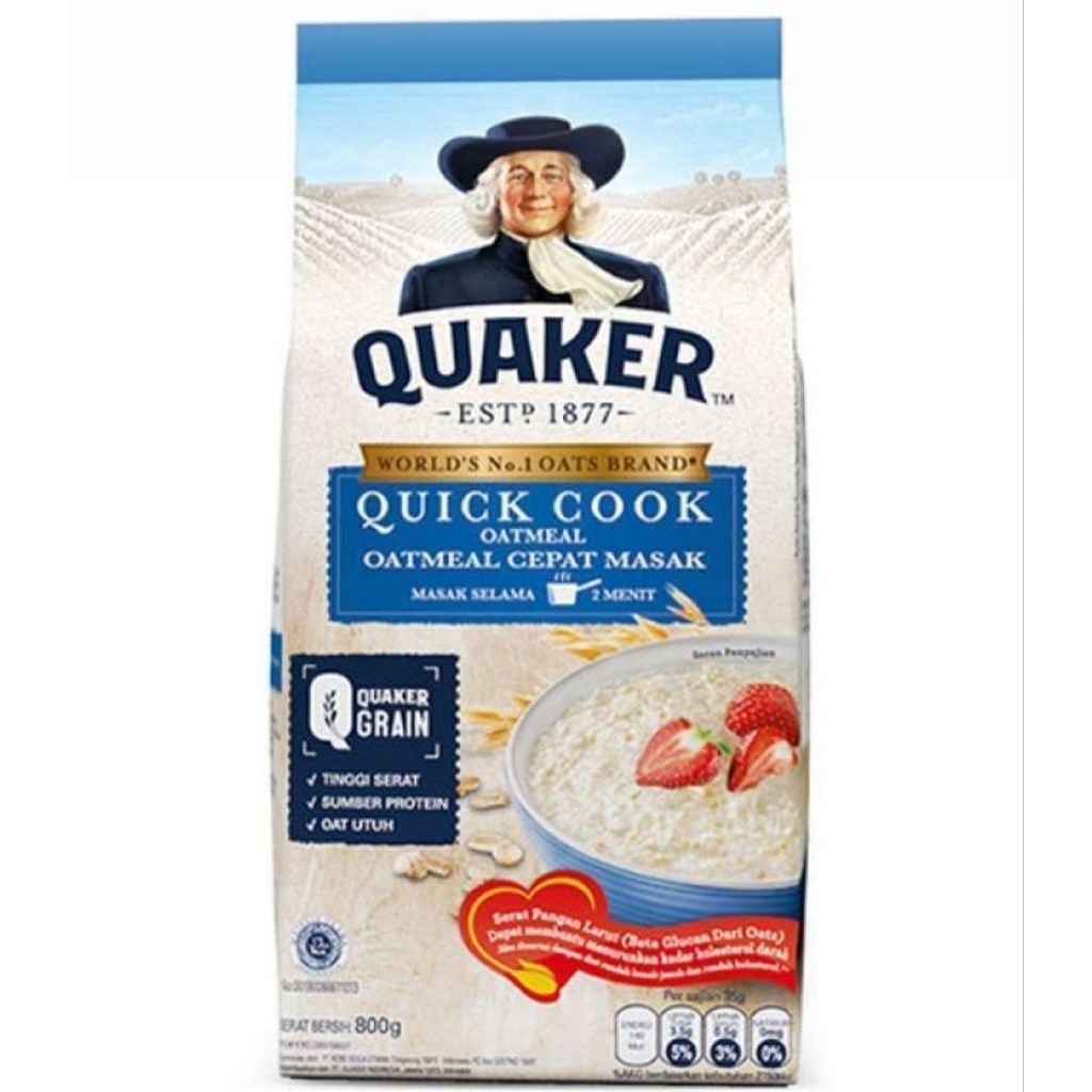 Quaker Oatmeal Quick Cook 800gr