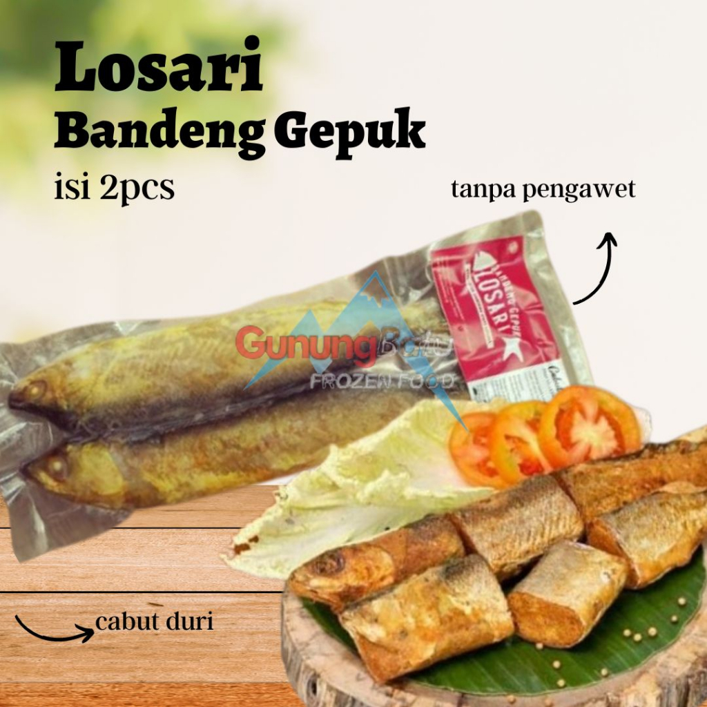 LOSARI BANDENG GEPUK ISI 2PCS