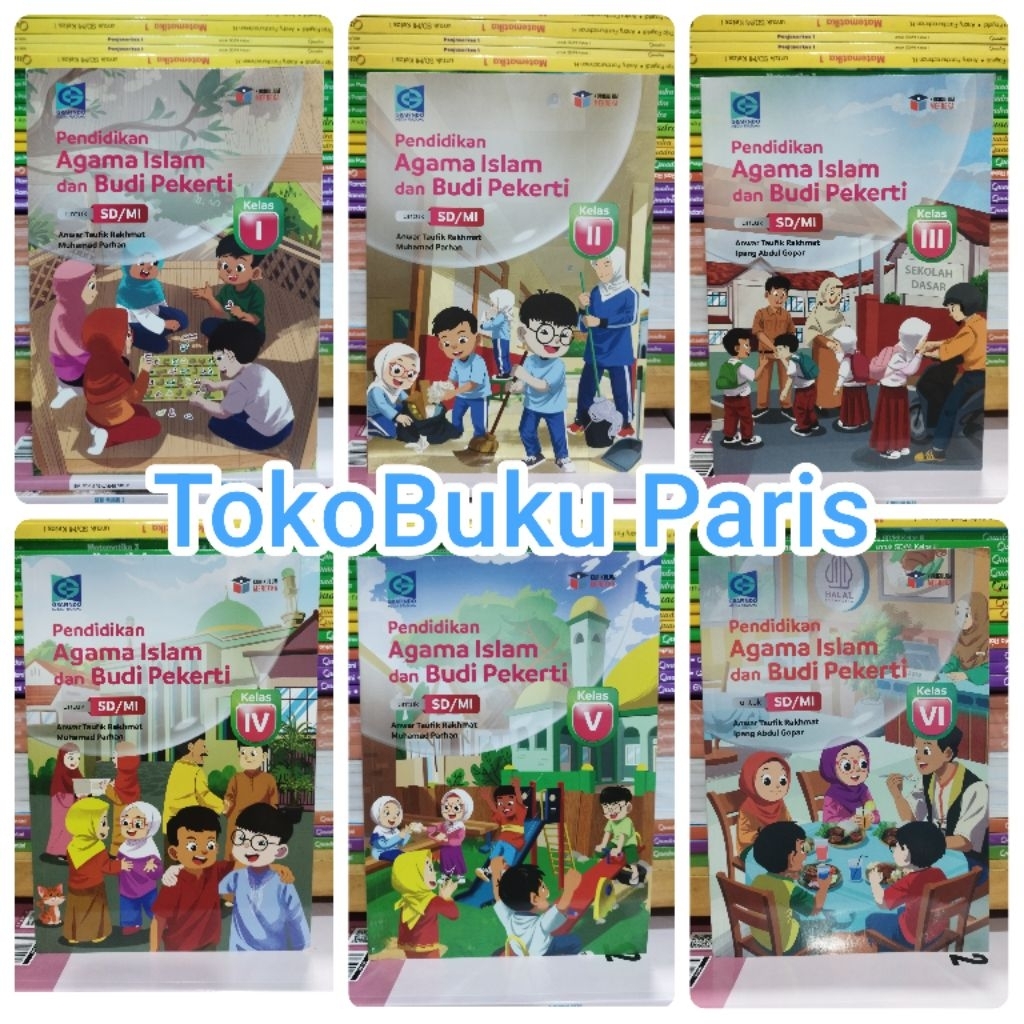 ORI Buku PAI Pendidikan Agama Islam SD MI Kelas 1 2 3 4 5 6 Thn 2026 Kurikulum Merdeka Grafindo Medi