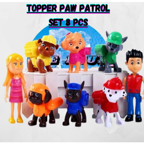 Pajangan Mainan Anjing Pajangan Mainan Paw Patrol / Pajangan Kue Paw Patrol 3D Pajangan Paw Patrol /