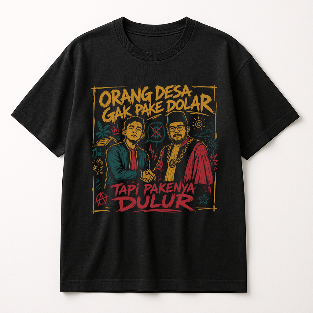 KAOS ORANG DESA GAK PAKE DOLAR